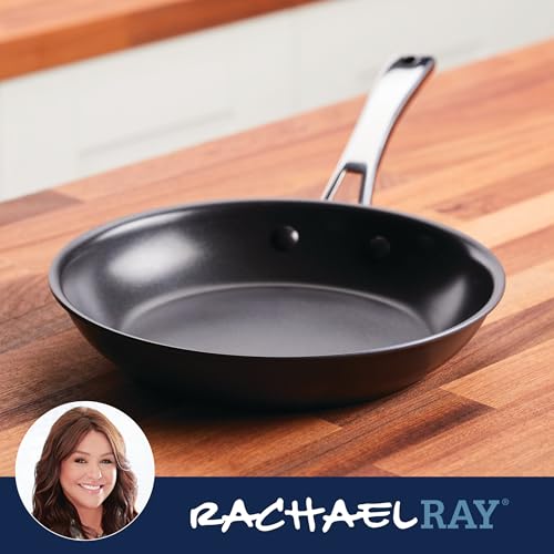 Rachael Ray Cook + Create Hard Anodized Nonstick Frying Pan/Skillet, 10 Inch - Black by Rachael Ray - Image 6