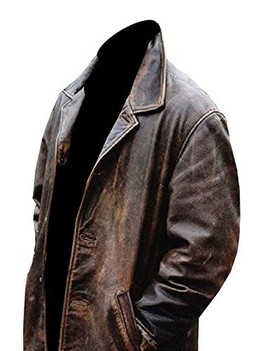 Supernatural Distressed Leather Brown Coat/Jacket3