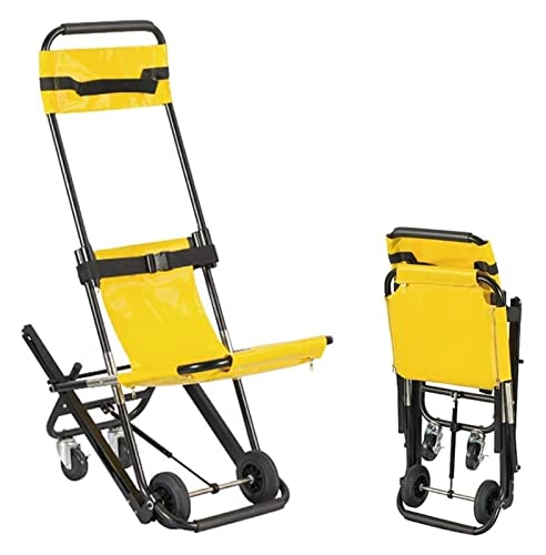 Chaise d'escalier pour évacuer les ambulances et les pompiers, design léger et portable, utilisation pour une personne, capacité de 181,4 kg, facile à utiliser