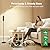 Yikuneng Dimmable LED Floor Lamp, Super Bright Reading Lamps Floor Standing lamp with Remote & Touch Control, Stepless Dimming & 2700K-6500K Color Temperature, for Living Room Bedroom Office, Black