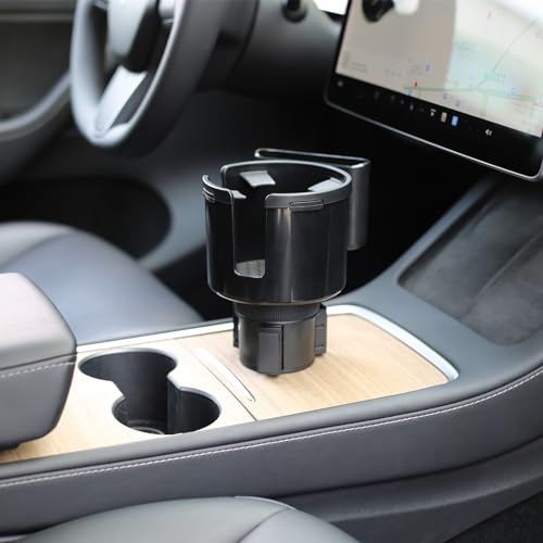 Expansor de Portavasos 2 en 1 para Auto con Soporte de Teléfono miniatura 2