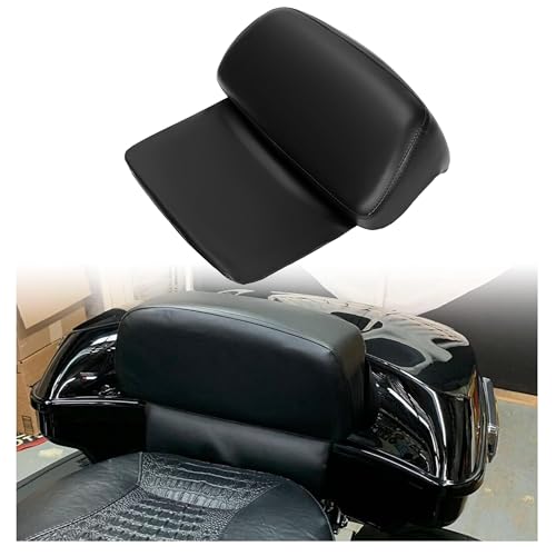 Chopped Razor Motorcycle Trunk Backrest Pad Compatible with 14-24 Harley Street Road Glide FLHR FLHTCU FLHX Touring Luggage Storage Box Backrest Pad