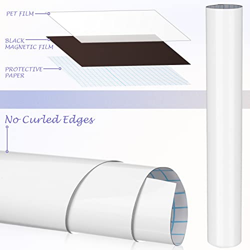 3 Pieces Magnetic Dry Erase Whiteboard 18 X 12 Inches Magnetic Whiteboard For Fridge Magnetic Dry Erase Sheet Magnet Notepad Message Board For Refrigerator Classroom Office Family Home Kitchen #TOP5