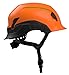 Studson SHK 1 Vented Safety Helmet - Ultralight, Brainshield, Modular Brim, Fidlock Buckle, 4 Point Strap, Breathable, Rainproof, 20KV Protection - Orange, M/L, 53-59cm