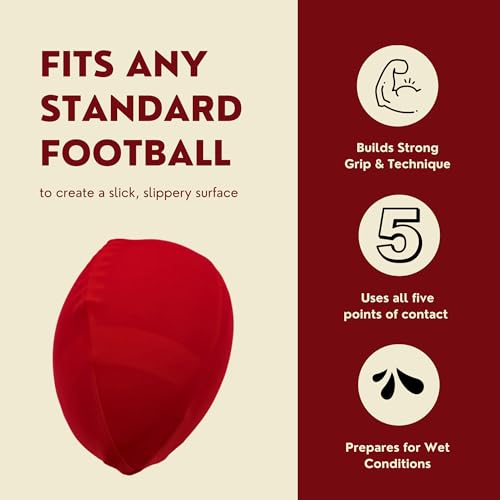 image for Diochey Creations Slippery Football Cover | Football Training Equipmen