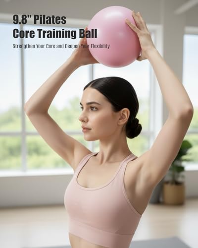 MaxU Pilates Essentials Kit for Women, Pilates Ring with Counter, Home Pilates Equipment with 14" Pilates Circles,Pilate Ball, Resistance Bands and Grip Socks – Ideal for Beginner Home - Image 6