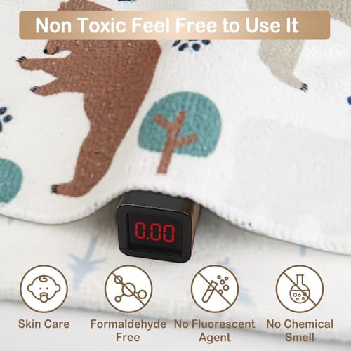 softan Baby Washcloths, 24Pack Baby Wash Cloths Extra Soft & Ultra Absorbent, Baby Towels and Washcloths Face Towel Unisex for Boys Girls Face & Body (Bear) — view 2