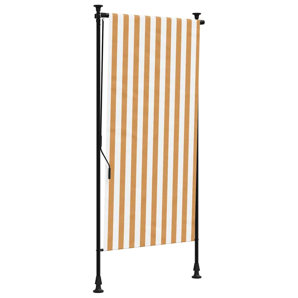 Tenda avvolgibile per esterni, 120 x 270 cm, tenda da sole verticale con manovella, per balcone e terrazza, estensibile, regolabile in altezza, 225-275 cm, acciaio antracite