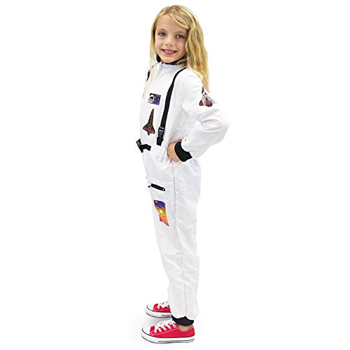 Adventuring Astronaut Children's Halloween Dress Up Costume (Youth X-Large (10-12)) White #TOP2