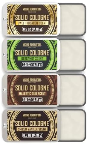 Solid Cologne Set - Variety 2-0.5 oz (4 Pack)