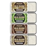 Viking Revolution - Cologne For Men - Mens Cologne - Solid Cologne Men with Spiced Vanilla, Sweet Tobacco, Majestic Oud, Bergamot - Gifts for Men - 4 Pack - 4 x 14 g