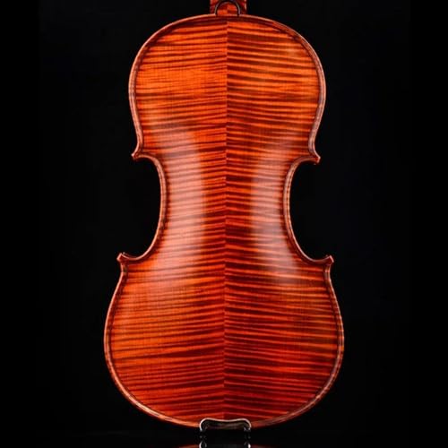 Professional Violin European Workshop Violin Warm Brown Color Mountains Tonewood Ebony Accessories - Image 3