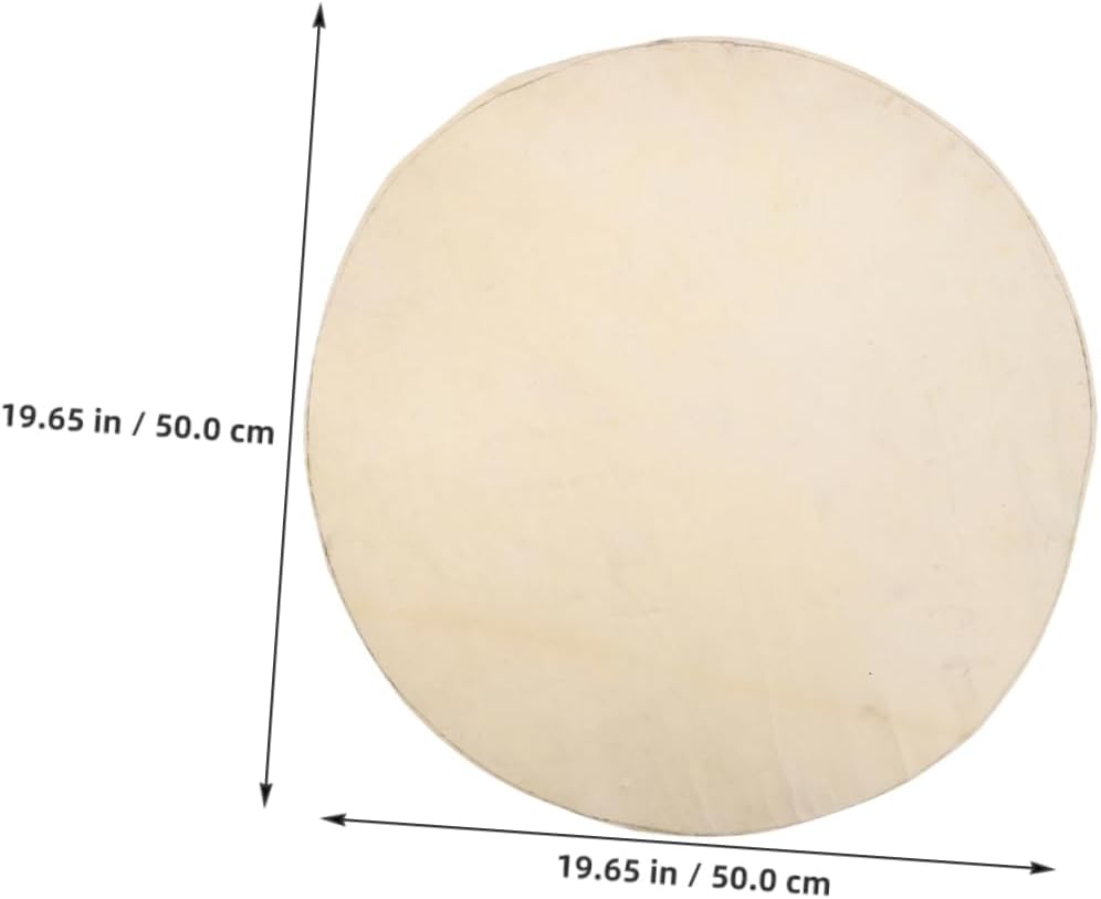 Holibanna Drum Head Skin Goat Skin for African Djembe Conga Hand Drum Musical Percussion