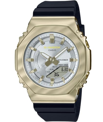 Casio Orologio Analogico Al Quarzo Uomo Con Cinturino In Acciaio Inossidabile Gm-S2100Bc-1Aer