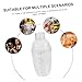 HOMOBABE Clear Cocktail Shaker Transparent Drink Mixer for Home Bar Milk Tea Shops Easy to Use Clean Portable Cocktail Hand Shaker for All Occasions