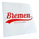 Facile à poser. Kiwistar Bremen Autocollant pour Voiture Motif Drapeau Allemand 25 Couleurs néon Mat Chrome
