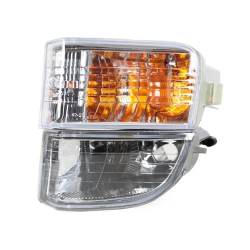 QINSHU Faro antiniebla Para Toyota Para RAV4 2000-2003 Conjunto Lámpara Antiniebla Luces Conducción Delanteras Externas Coche Señal Giro Circulación Diurna(1 Set Left)