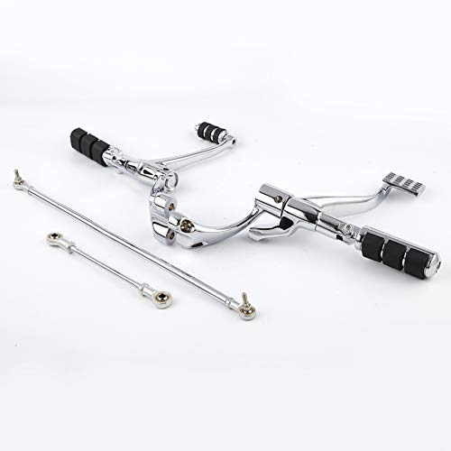 Tcmt Motor Chrome Forward Controls Pegs Levers Linkages Fits For Harley Sportster 1200 Low (Xl1200L) 2006 07 08 09 10 2011 Sportster 1200 Nightster (Xl1200N) 2007-2012 #TOP3