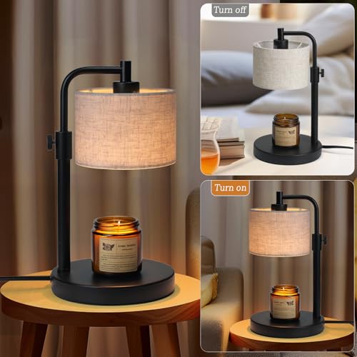 NITOWOLF Candle Warmer Lamp, Candle Lamp Warmer with Timer Adjustable Height Wax Warmer La - image 6