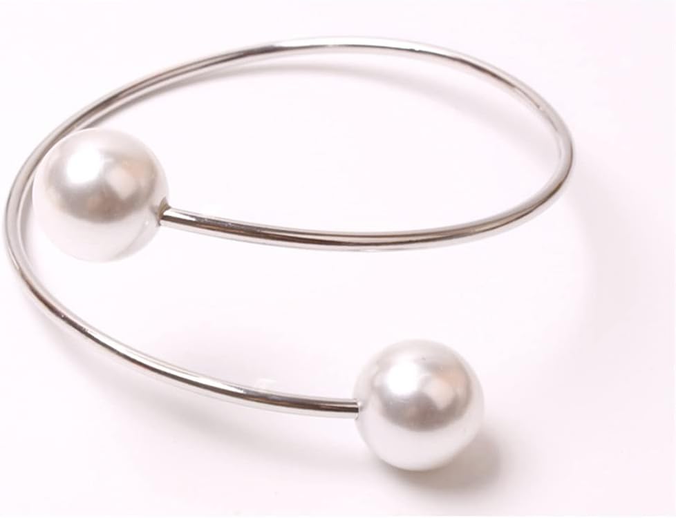 Simple Curtain Straps Pearl Alloy Free-Style Indoor Bedroom Soft Decorative Curtain Buckle (B