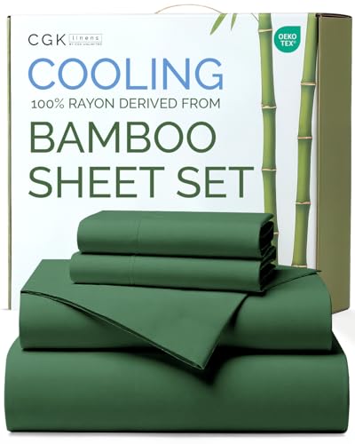 Rayon Derived Bamboo Queen Size Cooling Sheets