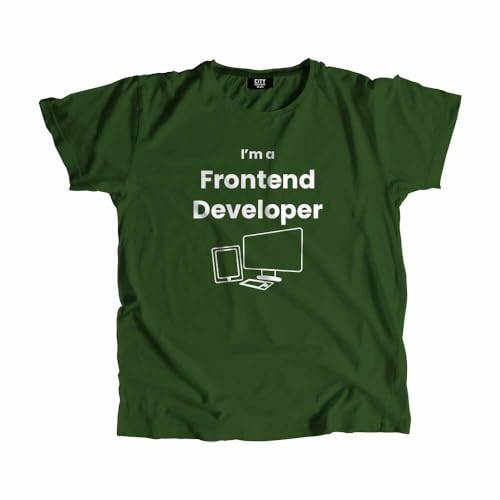 T-shirt frontend developer olive green le cadeau parfait pour un ami développeur