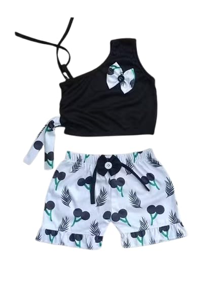 Top & Bottom Set for girls-3, Comfortable T-Shirt with Matching Bottom
