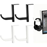 LOLANIUT Pack 4 Unidades soporte auriculares adhesivo blanco y