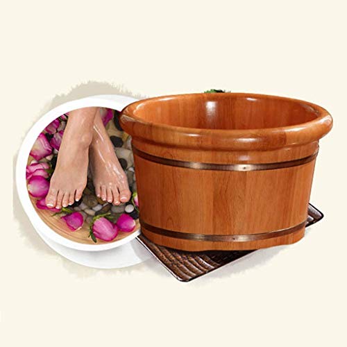 Bañera para pies de madera natural y duradera miniatura 5