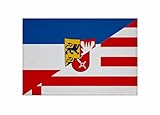 U24 Aufnäher Schleswig-Holstein-Bremen Fahne Flagge Aufbügler Patch 9 x 6 cm
