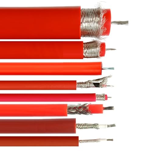 Câble d'isolation silicone haute température 200°C avec blindage cuivre étamé