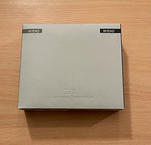 Zara Men's W/End Till 8.00 Pm W/End Till 3:00 Am 2 Pack 100 Ml/ 3.4 Fl. Oz +100 Ml Fl. Oz #TOP4