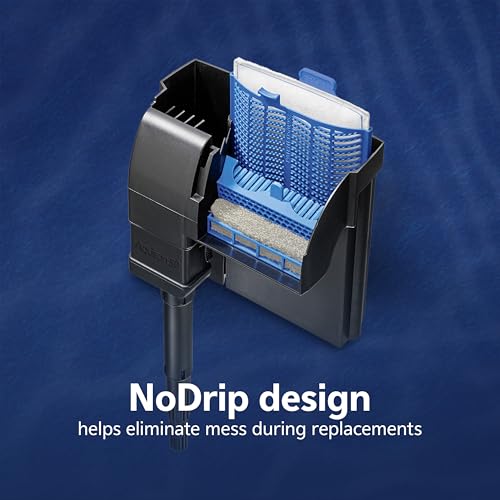 Image of Aqueon PRO Replacement Filter Cartridges, NoDrip Design, for Freshwater and Saltwater Aquariums, Large, 3 Pack