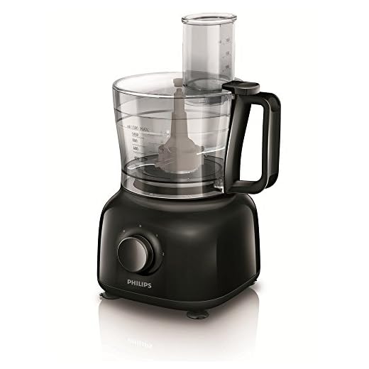 Philips Daily Collection HR7629/90 650-Watt Mini Food Processor (Black)