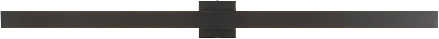 JONATHAN Y 49.5" Black Modern Linear Outdoor LED Wall Sconce, 350-Degree Rotatable Dimmable IP65 Waterproof Minimalist Light for Porch Bedroom Hallway, Metal Linear Shade (JYL7146A)