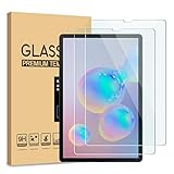 (2-Pack) PULEN for Samsung Galaxy Tab S5e/Galaxy Tab S6 Screen Protector,HD Anti-Scratch No Bubble Anti-Fingerprints 9H Hardness Tempered Glass for Samsung Galaxy Tab S6 Tablet (10.5-Inch)
