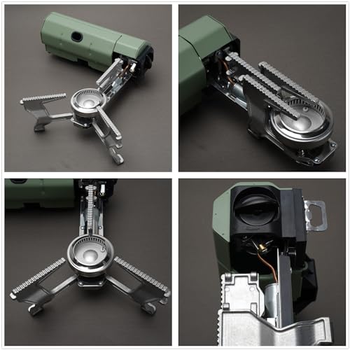 ONLYFIRE OUTDOOR LIVING Foldable Camping Stove with Storage Bag, Portable Butane Stove with Bottle Opener, Gas Stove for Picnic, Backpacking Hiking, Adventure, Car Travel, RV Trip, Emergency, GS330 - Thumbnail 2