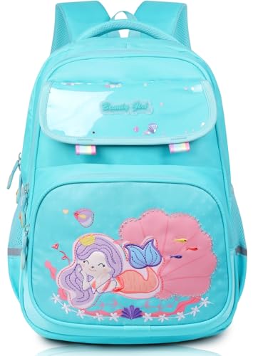 Image of BEAUTY GIRLS BY HOTSHOT MERMAID 1618| SCHOOL BAG|TUTUION BAG|COLLEGE BACKPACK |WATER RESISTANT |KIDS BAG|FOR GIRLS & WOMEN|32 LITERS SCHOOL BAG FOR GIRLS