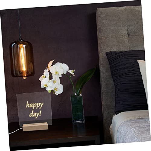 Tableau message lumineux acrylique idée cadeau déco de bureau