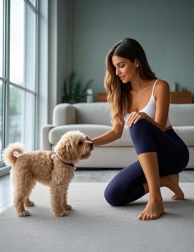 Image of High Waisted Leggings with Pockets for Women Buttery Soft Full Length Capri Workout Yoga Pants