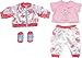Produktbild Baby Annabell, Puppenkleidung, Deluxe Outdoor Set 43cm mit Jacke, Shirt, Hose und Socken, 707449, Zapf Creation, Rosa, 43