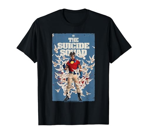 The Suicide Squad Peacemaker Poster T-Shirt, Men, Black, Medium