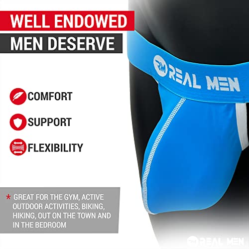 Real Men Pouch Jock Strap, Vasectomy Underwear, Athletic Supporters For Men, Men Jockstrap, Jockstraps For Men, Men Thong G-String Alternative, Jock Straps Male Underwear Small, White W Grey #TOP1