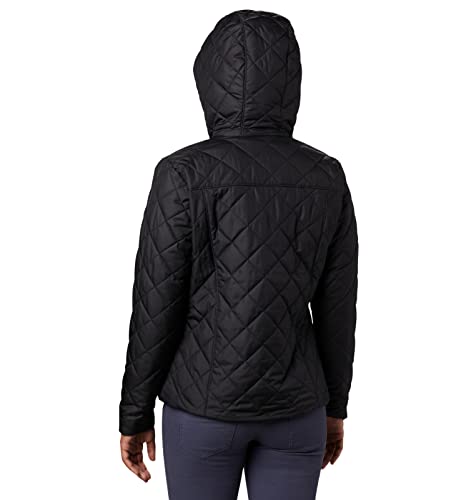 Columbia Women's Copper Crest Hooded Jacket, Black, 1X Plus - Thumbnail 2