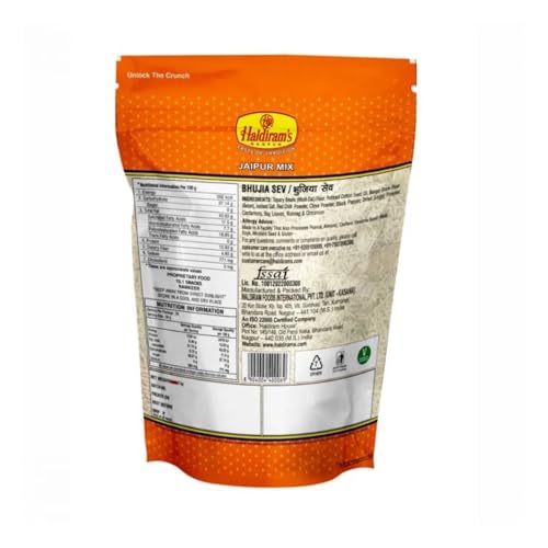 Image of Haldiram's Indian Snacks Combo Pack, Bhujia Sev 1kg, Aloo Bhujia 1kg, Mathri 200g