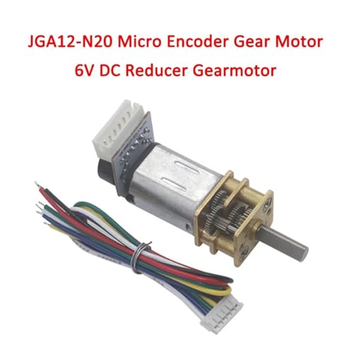Motorreductor JGA12-N20 soluciona fallos de trayectoria gracias al encoder AB 5