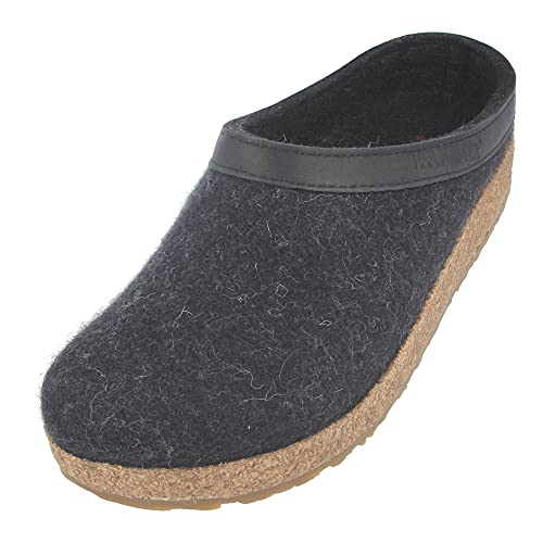 HAFLINGER GZL Clog - Charcoal, 41