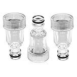 Pressure Washer Gun Adapter Plastic Machine Water Filter Pressure Washer Hose Tap Connector Washer Inlet Filter 3/4 Inch Connector (Set 1)