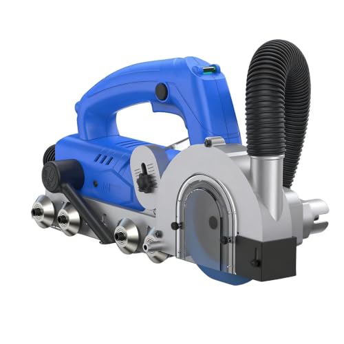 Reparar juntas viejas en cerámica gres es fácil con esta máquina portátil 2