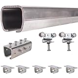 🔗 Flexibel und anpassbar: Kompatibel mit verschiedenen Schiebetürsystemen, einschließlich Schiebetürbeschlägen für Doppeltüren. Perfekt abgestimmt für Schienen und Laufkatzen für Schiebetüren im Außenbereich.